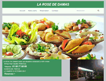 Tablet Screenshot of larosededamas.com
